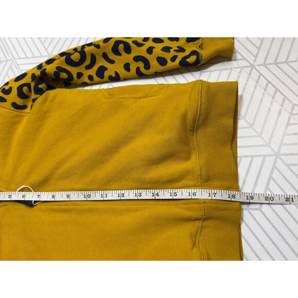 Mini Boden Kids size 7-8 Y Sherpa Lined Leopard Hoodie Cozy Warm Jacket Zip EUC - Picture 7 of 10